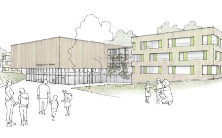 Skizze Eingang: Heilpädagogisches Zentrum Senden